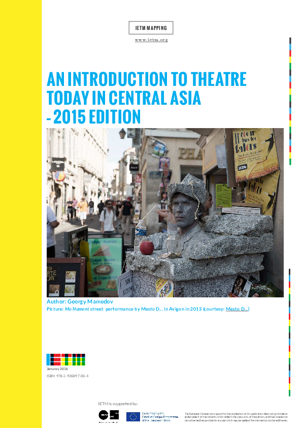 An Introduction to Theatre Today in Central Asia