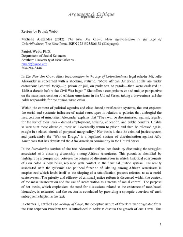 Jim crow laws thesis statement picture