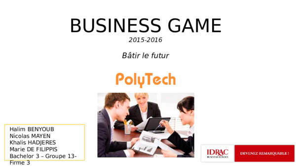 (PPT) Business game