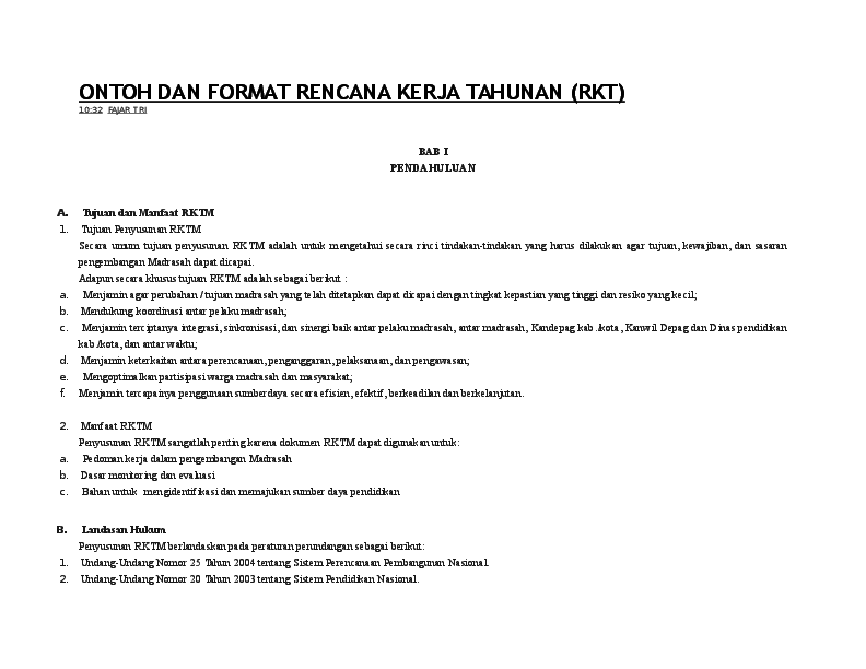 Contoh Laporan Program Kerja Organisasi Nusagates