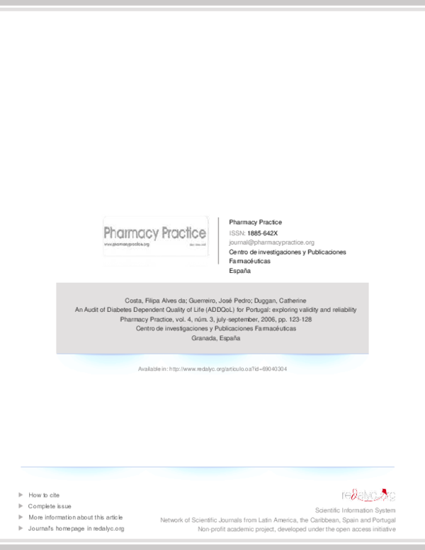(PDF) An Audit of Diabetes Dependent Quality of Life (ADDQoL) for ...