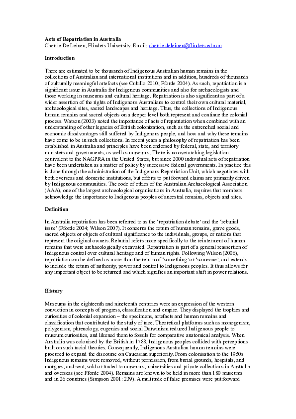 Steps in repatriation process image