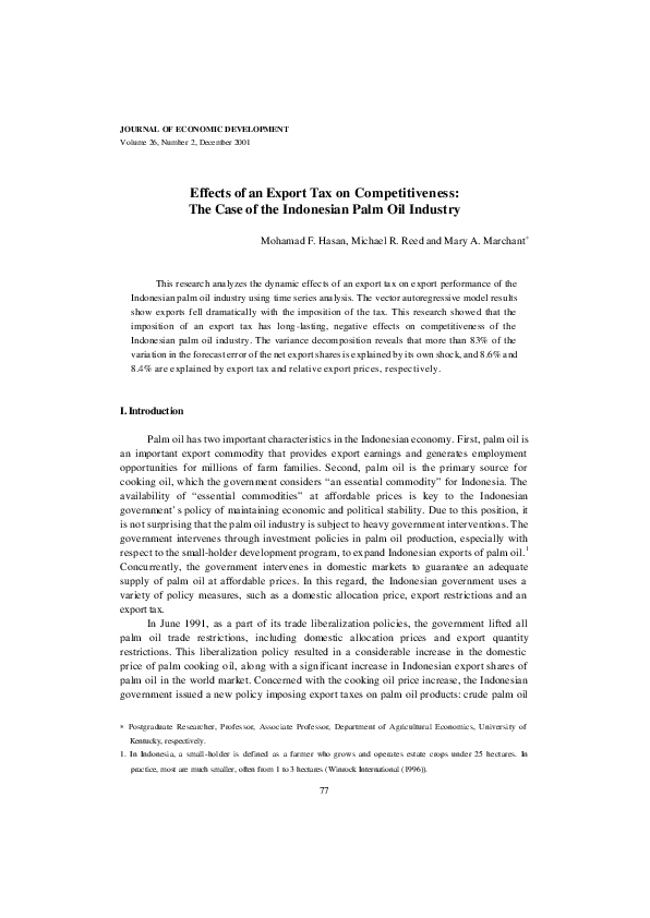 Policies to improve competitiveness picture