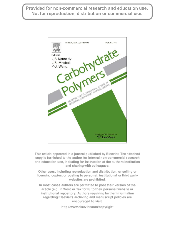 (PDF) Cellulose nanowhiskers from coconut husk fibers: Effect of ...