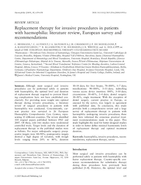 Hemophilia summary essay picture