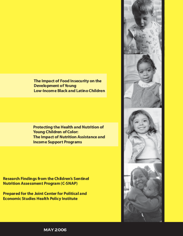 (PDF) The impact of food insecurity on the development of young low ...