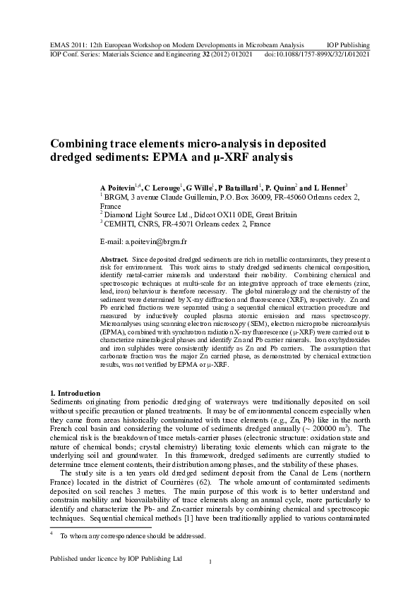 Trace elements examples image