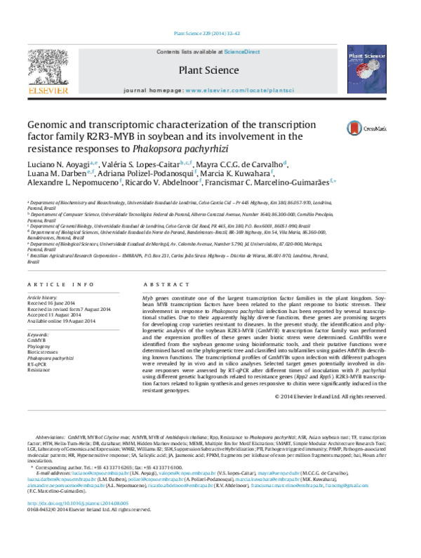 (PDF) Genomic and Transcriptomic Characterization of the Transcription ...