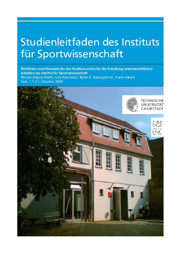 HERZLICH WILLKOMMEN AUF DEN SEITEN DES INSTITUTS F R SPORTWISSENSCHAFT intelligence overview