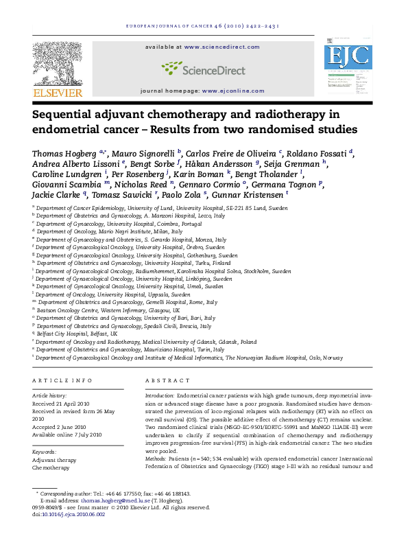 Pathophysiology of endometrial cancer ppt image