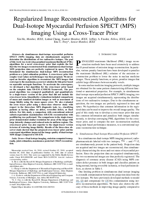 (PDF) Regularized Image Reconstruction Algorithms for Dual-Isotope ...