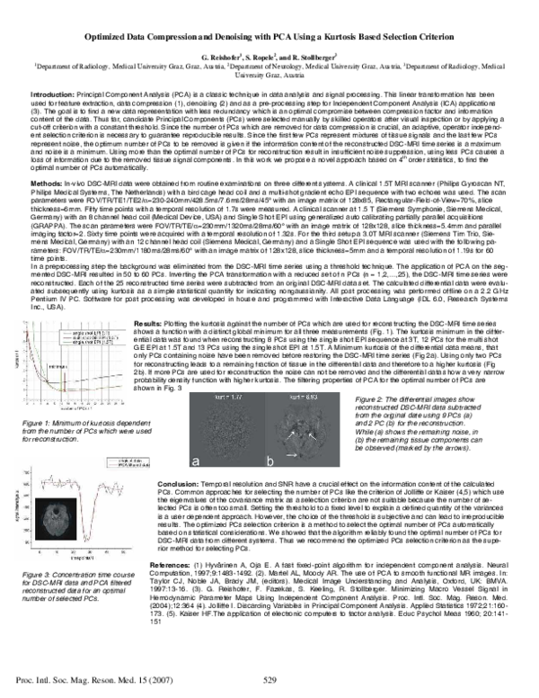 (PDF) Optimized Data Compression and Denoising with PCA Using a ...