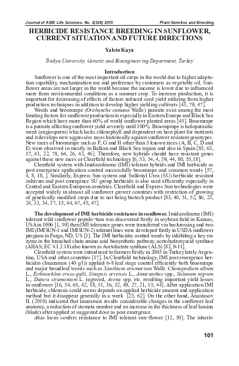 Herbicide resistance plants picture