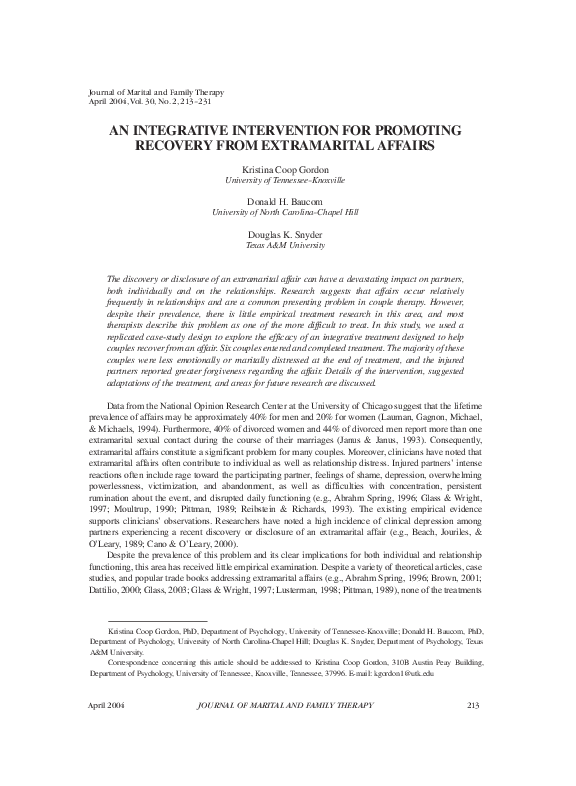 Stages of emotional affairs picture