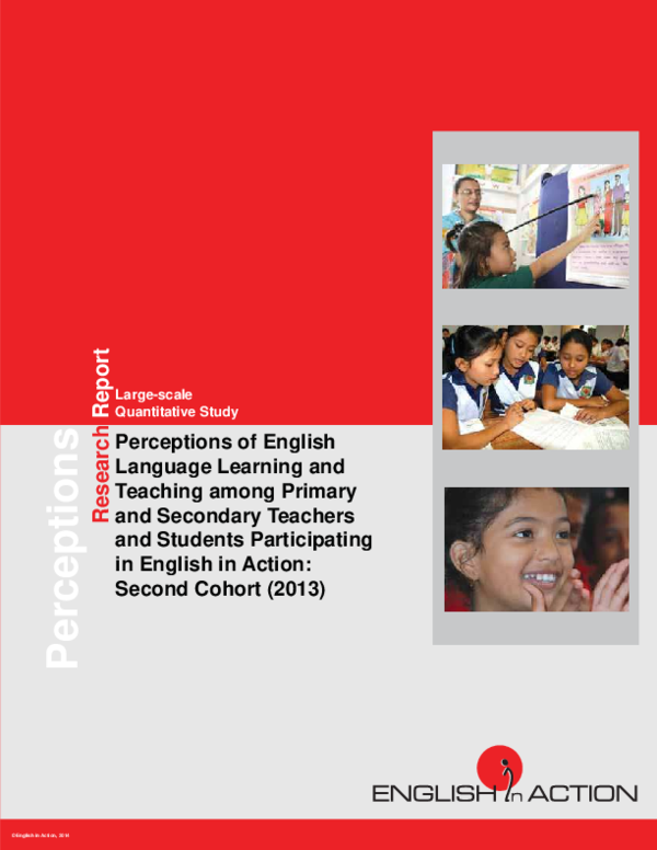 (PDF) Perception of English Language Learning and Teaching among ...