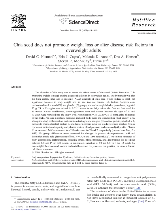 Chia seeds nutritional value per 100g image