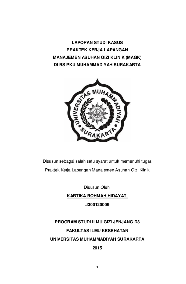 Pdf Laporan Kasus Mendalam 1 Pkl Magk Rs Kartika Rohmah Hidayati Academia Edu