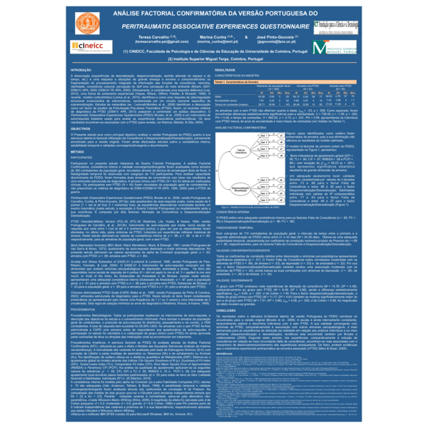 (PDF) Confirmatory Factor Analysis of the Portuguese Version of the ...