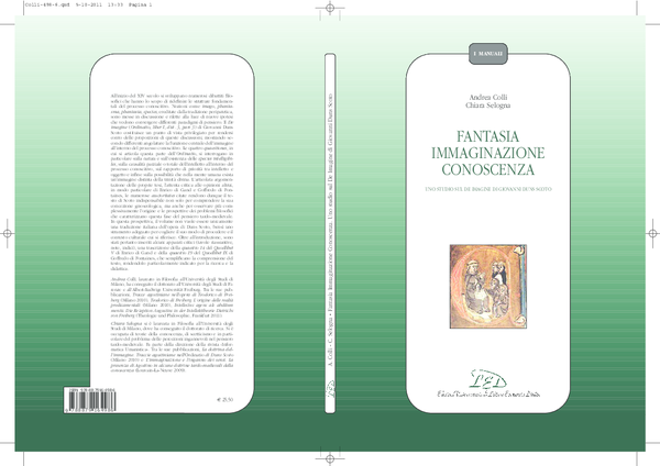 (PDF) Fantasia, immaginazione e conoscenza nel tardomedioevo. Un
