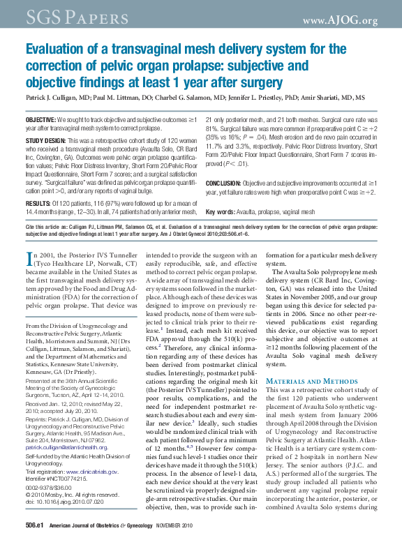Bladder sling success stories image