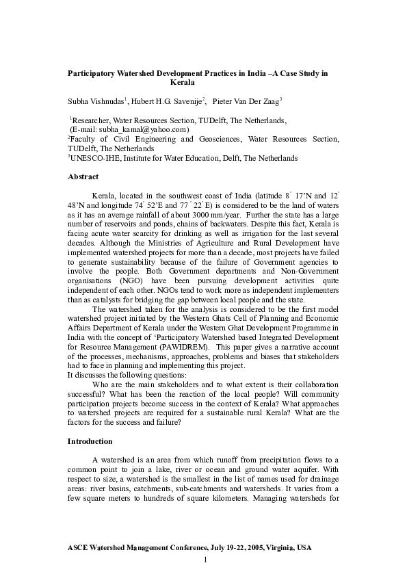 Short case study on water pollution picture