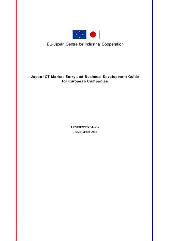 (PDF) ICT Market Entry Guide