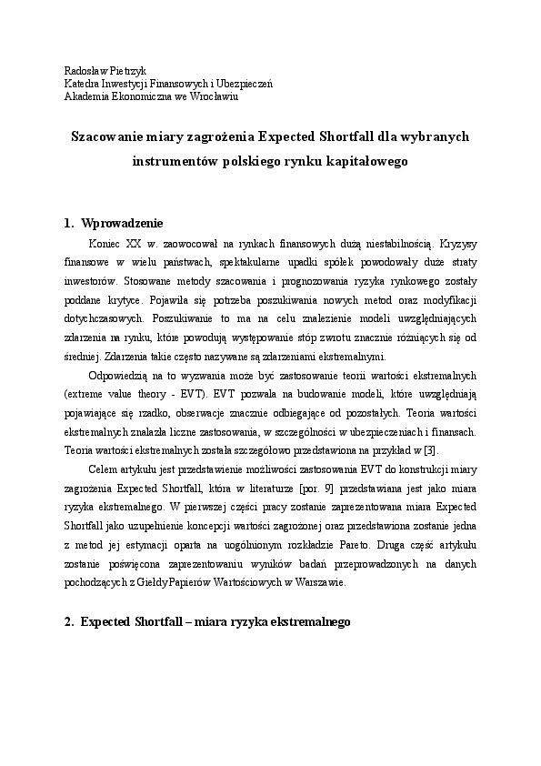 Shortfall risk formula picture