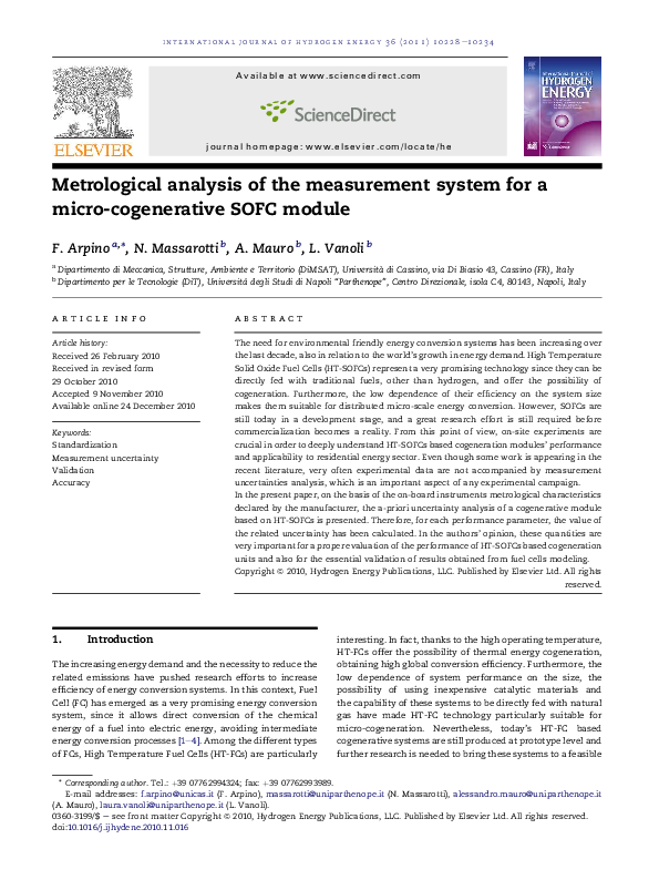 (PDF) Metrological Analysis of the Measurement System for a Micro ...