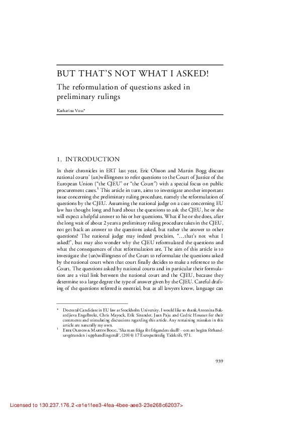 Paragraph 3 of article 267 tfeu preliminary ruling procedure image