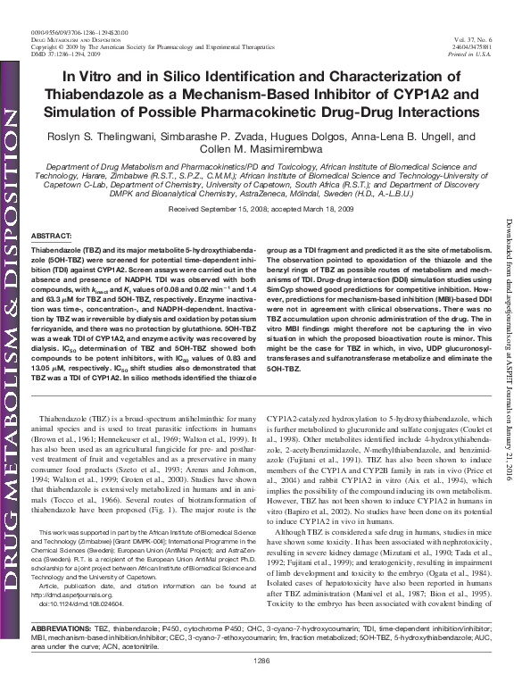 (PDF) In Vitro and in Silico Identification and Characterization of ...