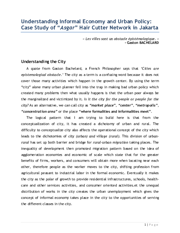 Definition of informal economy image