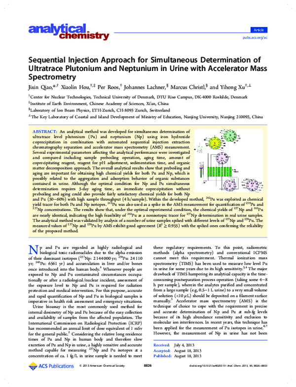 (PDF) Sequential Injection Approach for Simultaneous Determination of ...