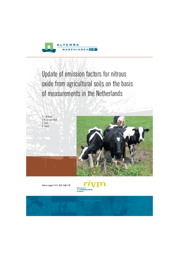 (PDF) Update of Emission Factors for Nitrous Oxide from Agricultural ...