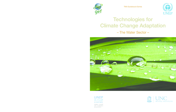 (PDF) Technologies for climate change adaptation: the water sector