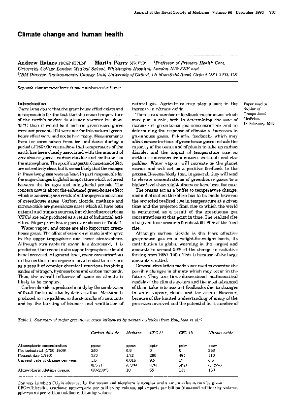 (PDF) Climate change and human health in Europe