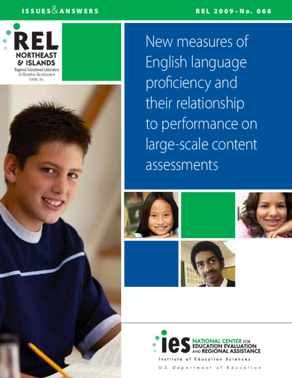 (PDF) New Measures of English Language Proficiency and Their ...