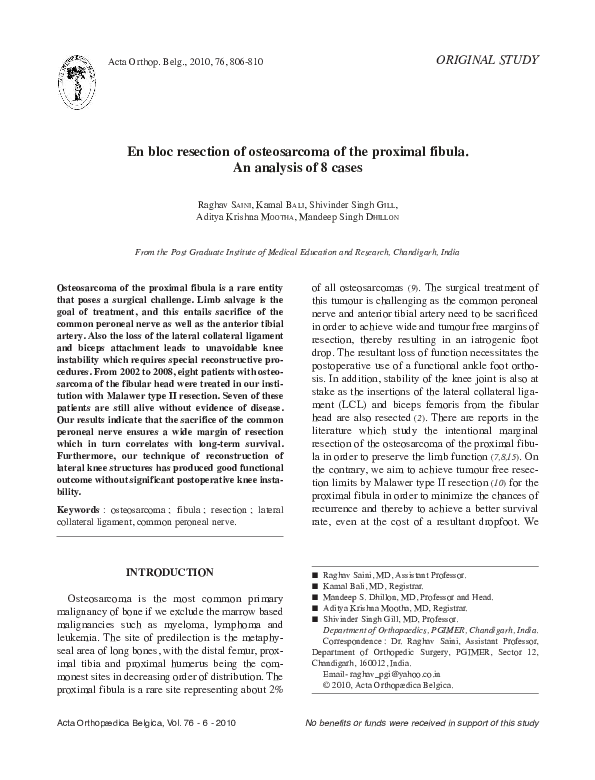 Osteosarcoma of jaw case report picture