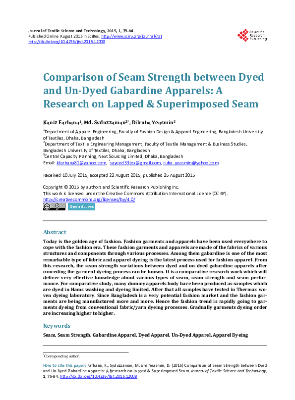 What is seam in garments image