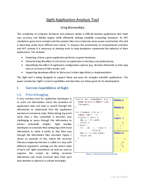 (PDF) Sight Application Analysis Tool