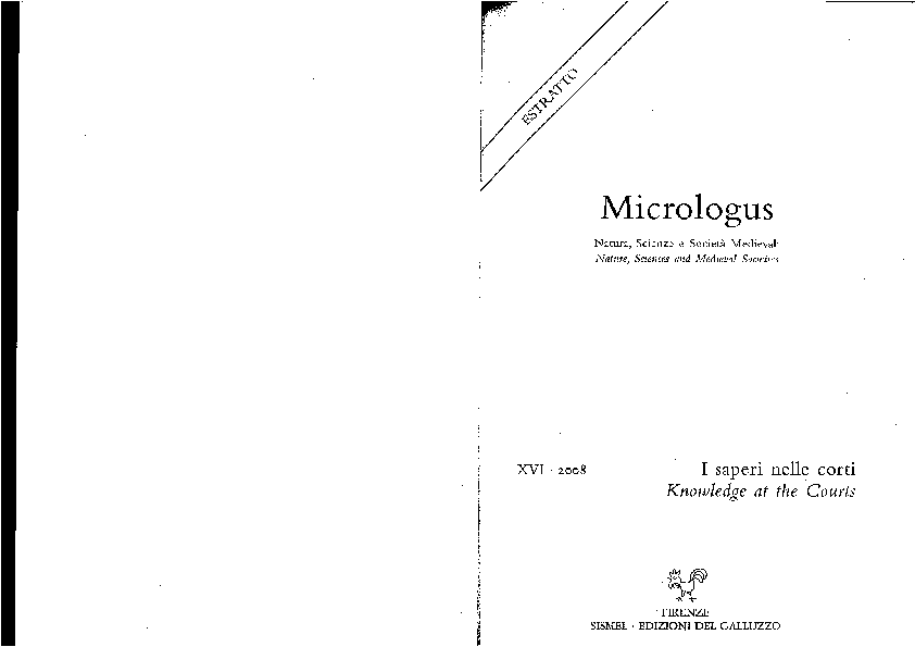 Alchimia, alchimisti e corti nel tardo medioevo: documenti e racconti