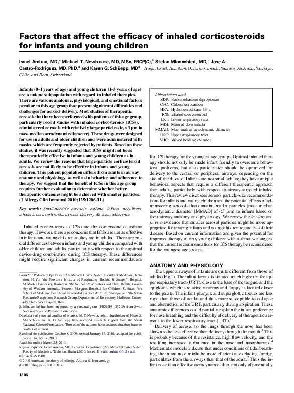 (PDF) Factors that affect the efficacy of inhaled corticosteroids for ...