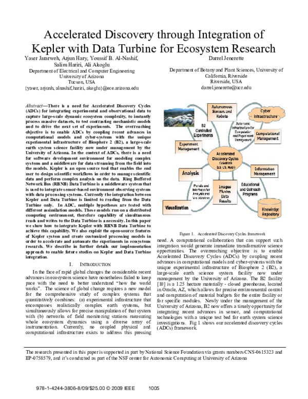 (PDF) Accelerated discovery through integration of Kepler with data ...