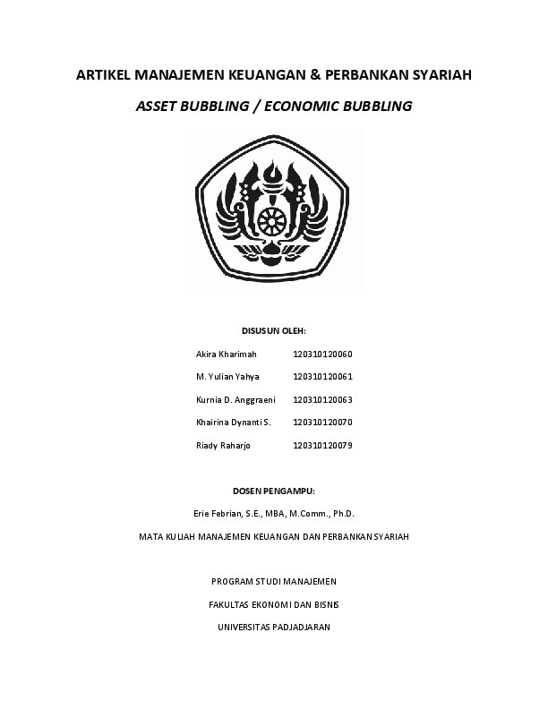 American economy bubble image