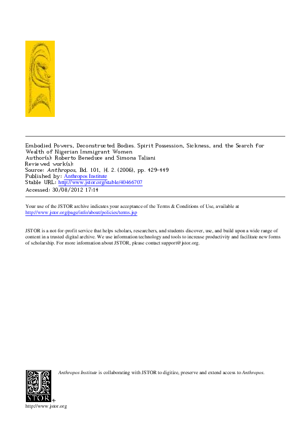 Embodied spirit characteristics image