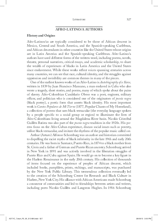 Pdf Afro Latin Authors Afro Latino A Authors Afrolatinx Authors Melissa M Valle Academia Edu