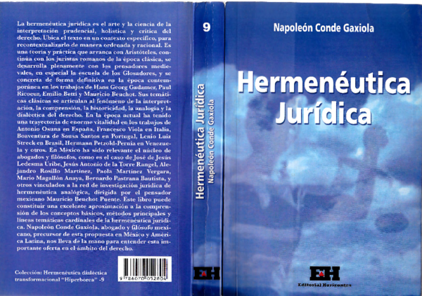 PDF) HERMENÉUTICA JURIDICA
