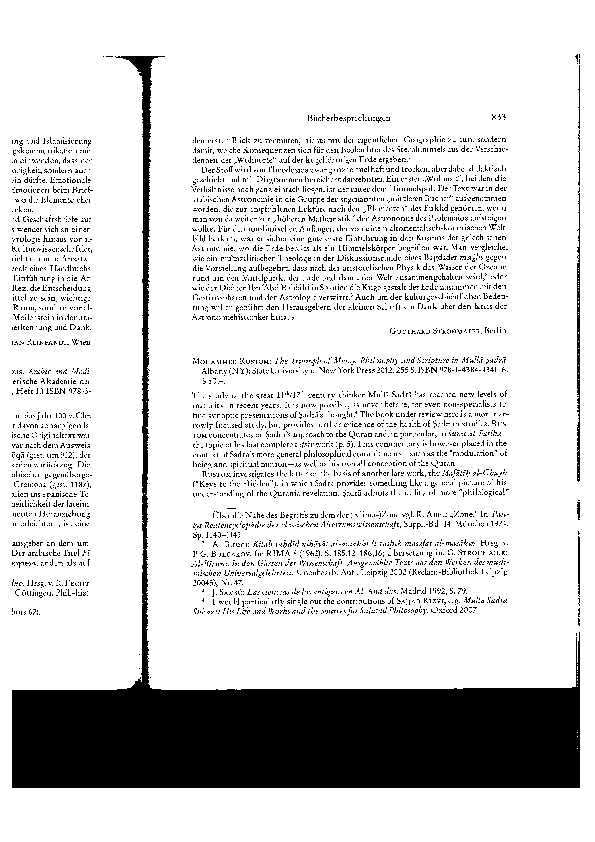 (PDF) Review: Mohammed Rustom, The Triumph of Mercy. Philosophy and ...