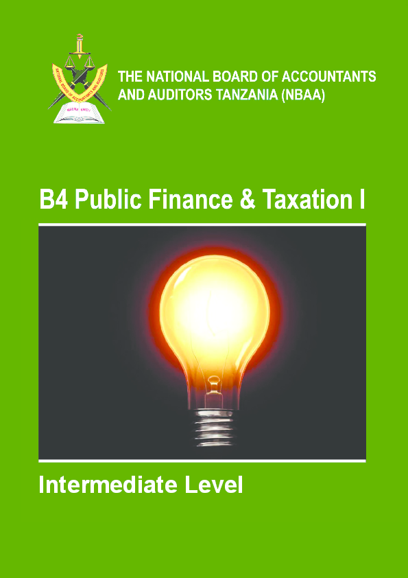 (PDF) PUBLIC FINANCE AND TAXATION 1 NBAA CPA REVIEW... Joseph