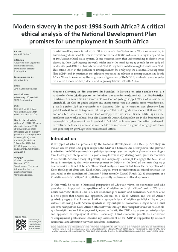 Slavery critical essay picture