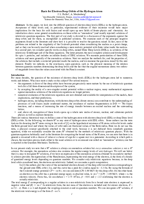 Hydrogen structure picture